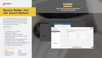 Resume Builder And Job Search-Platform