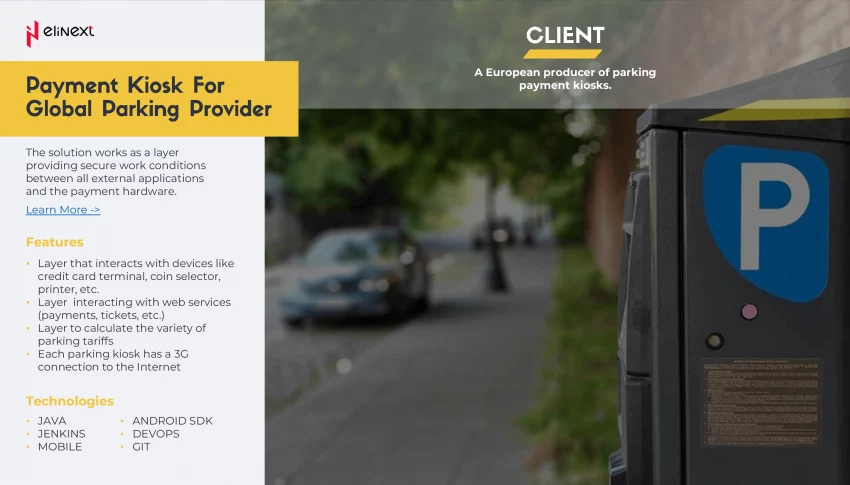 Payment Kiosk For Global Parking Provider Payment Kiosk For Global Parking Provider